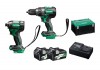 Hikoki 18v Combi Kit (DV18DCX, WH18DC, 2 x BSL36A18 & UC18YSL3)